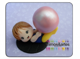 Bonequinha de Pilates pequena