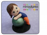 Bonequinha de Pilates pequena 3