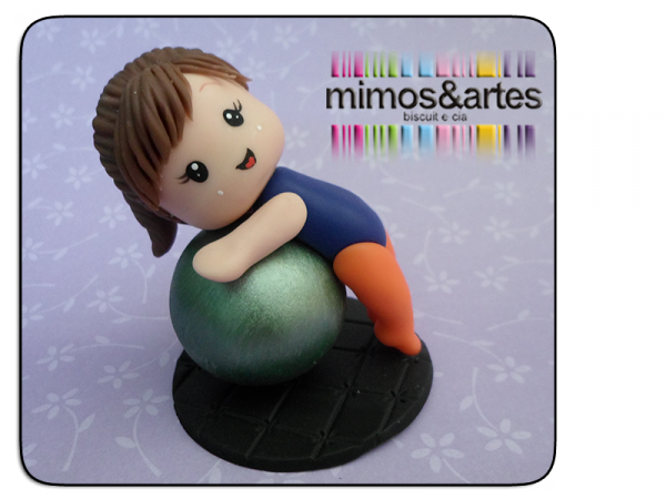 Bonequinha de Pilates pequena 3